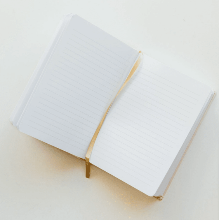 Beautiful Girl Light Pink Fabric Journal - La Vie Est Belle