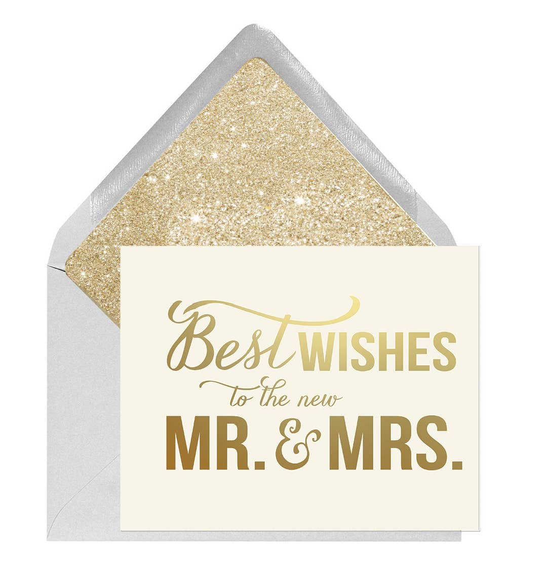 Best Wishes Mr. and Mrs. Wedding Greeting Card - La Vie Est Belle