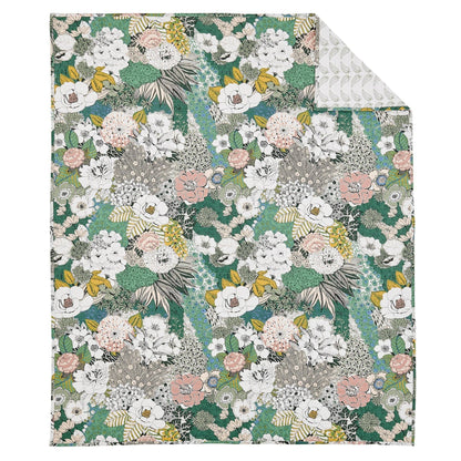 Bettina Floral Quilted Throw - La Vie Est Belle