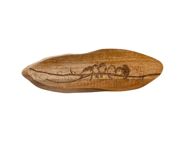Birds on Branch Mango Board - La Vie Est Belle