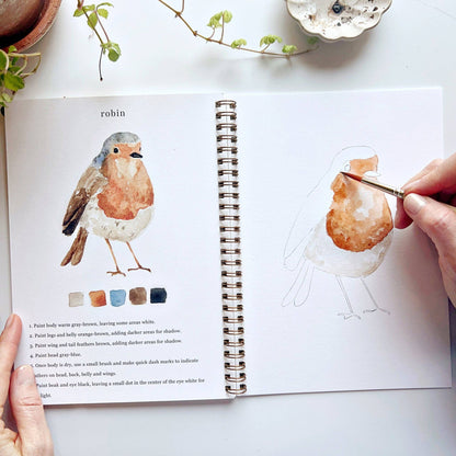Birds Watercolor Workbook - La Vie Est Belle