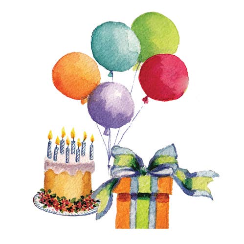 Birthday Bash Napkins - La Vie Est Belle