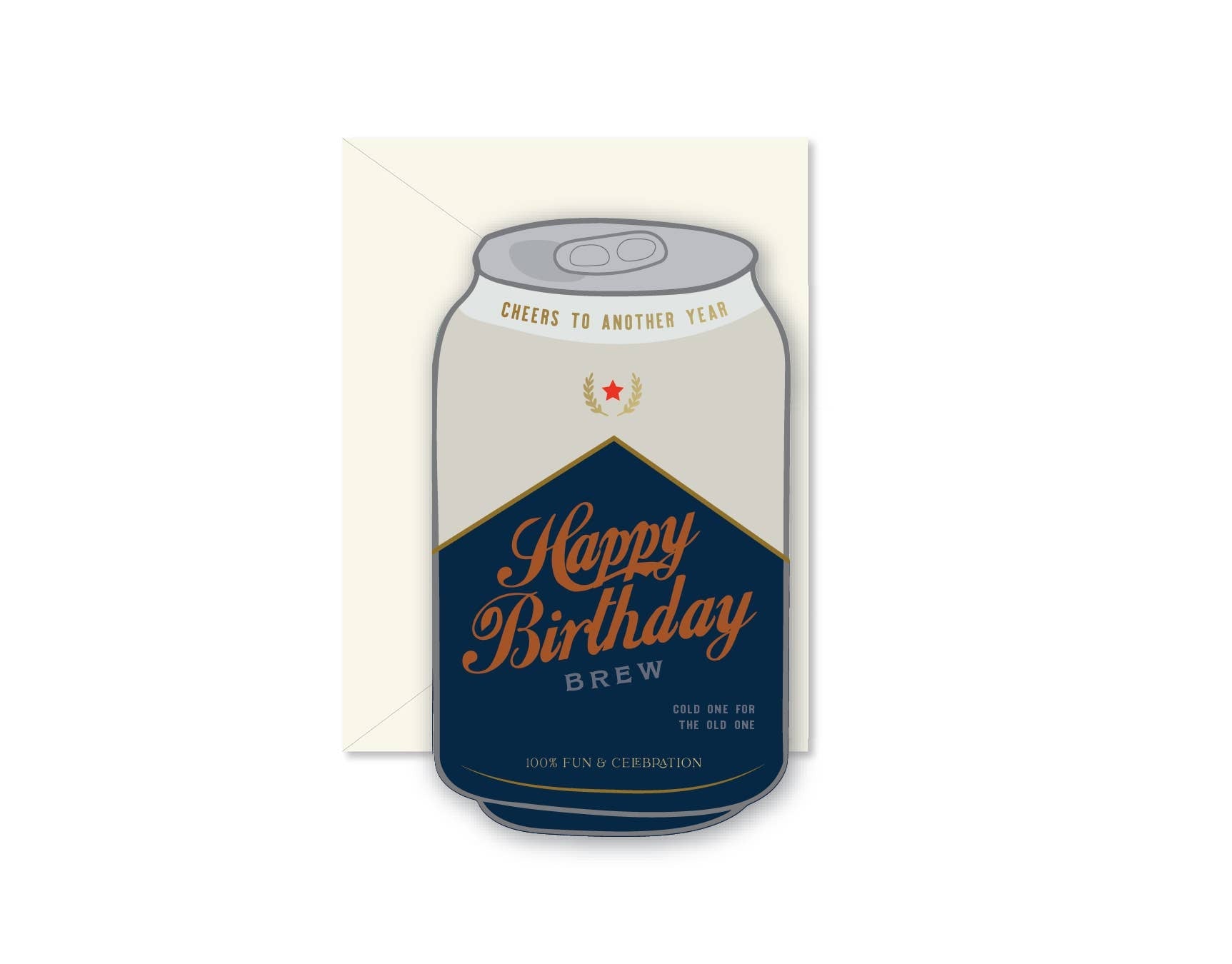 Birthday Brew die - cut Greeting Card - La Vie Est Belle