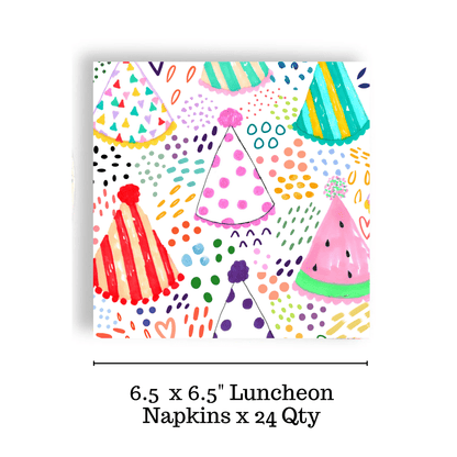Birthday Party 24ct Luncheon Napkins - La Vie Est Belle