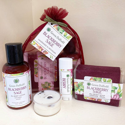 Blackberry Sage Organdy Quartet Gift Set - La Vie Est Belle