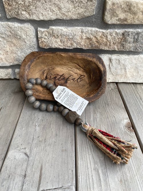 Blessing Beads - Wisdom from the Woods (Flannel Shirt) - La Vie Est Belle