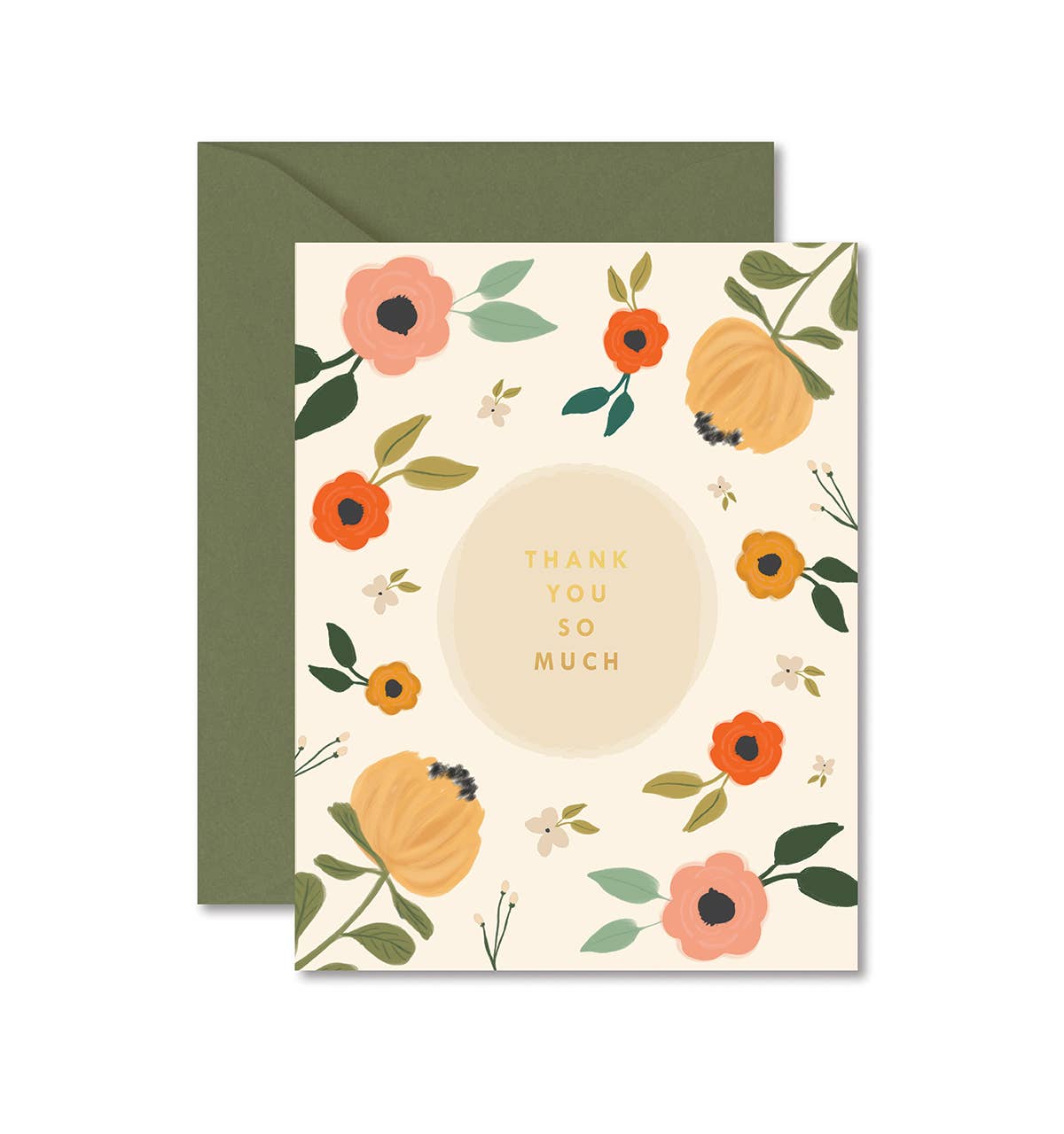 Blooming Thank You So Much Greeting Card - La Vie Est Belle