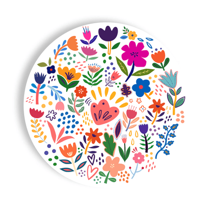 Blossoming Medley Paper Plates (16 - Count) - La Vie Est Belle