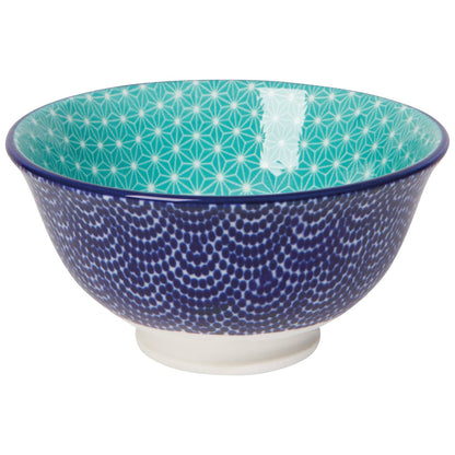 Blue Waves Stamped Bowl 3.5 inch - La Vie Est Belle