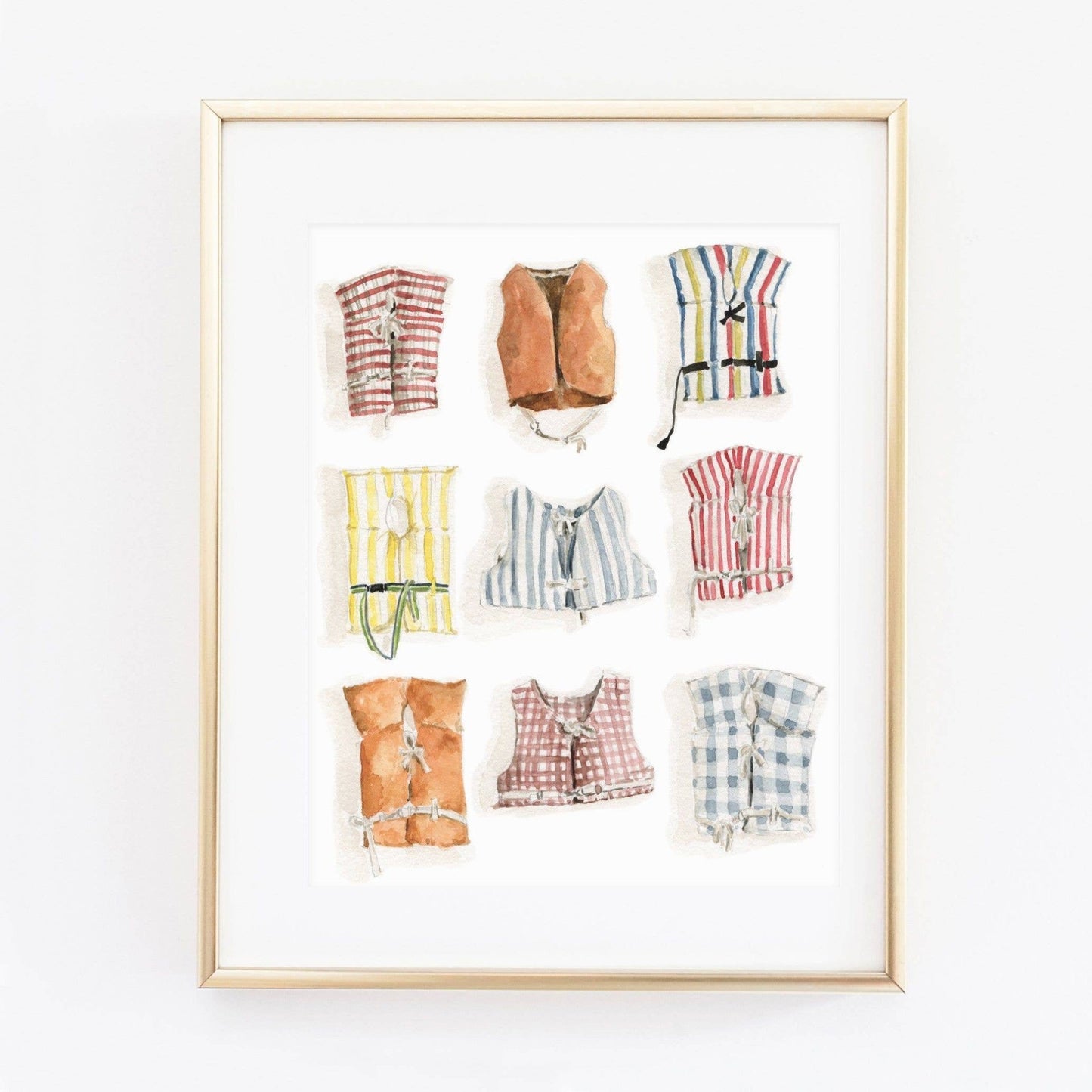 Boat Coats Art Print - La Vie Est Belle