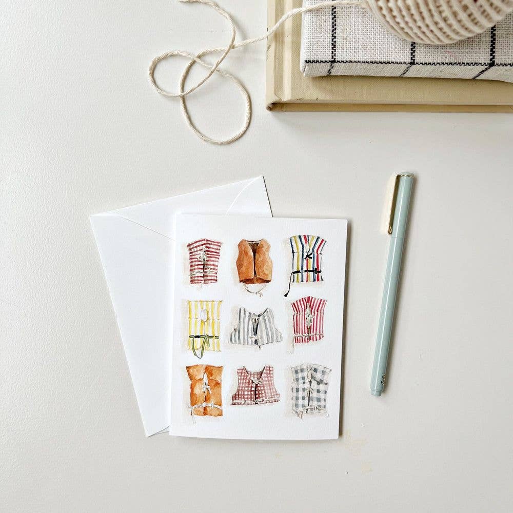 Boat Coats Notecards - La Vie Est Belle