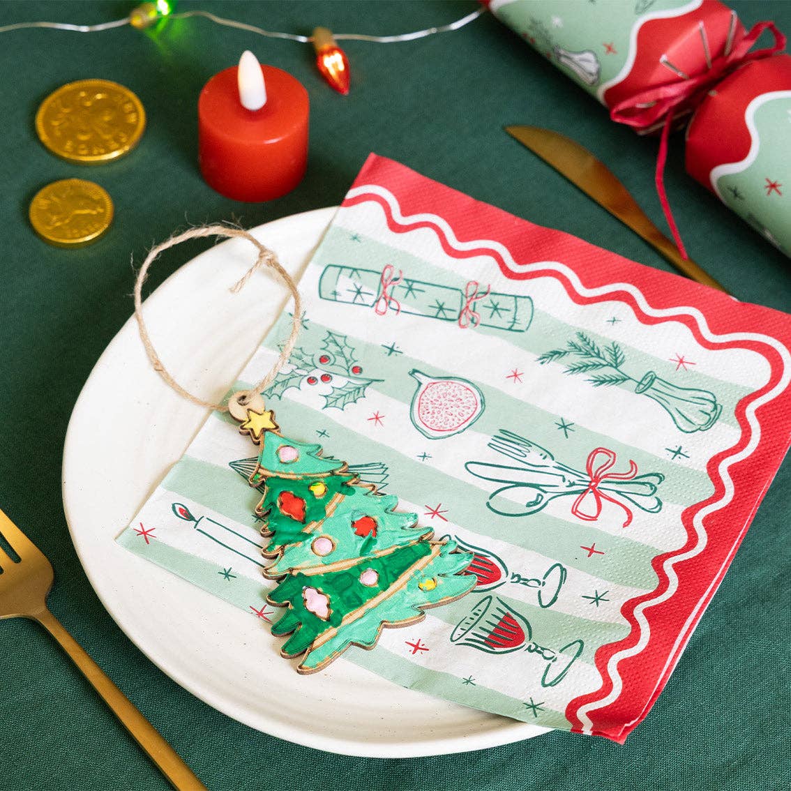 Bon Noel Napkins - 20 Pack| Christmas Decor | - La Vie Est Belle