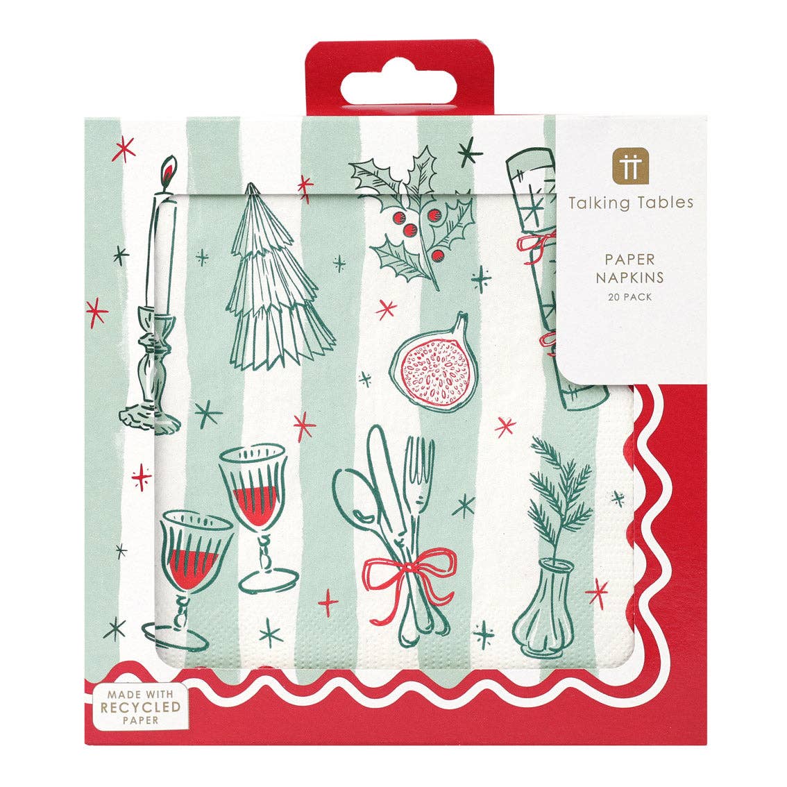 Bon Noel Napkins - 20 Pack| Christmas Decor | - La Vie Est Belle