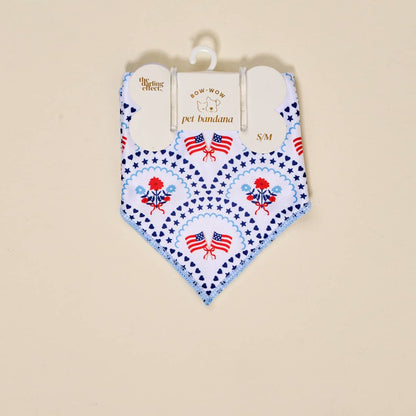 Bow - Wow Pet Bandana–All - American Darling - La Vie Est Belle