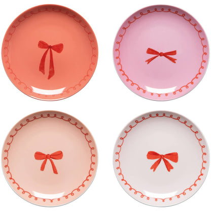 Bowtique Appetizer Plates, 4 Styles - La Vie Est Belle