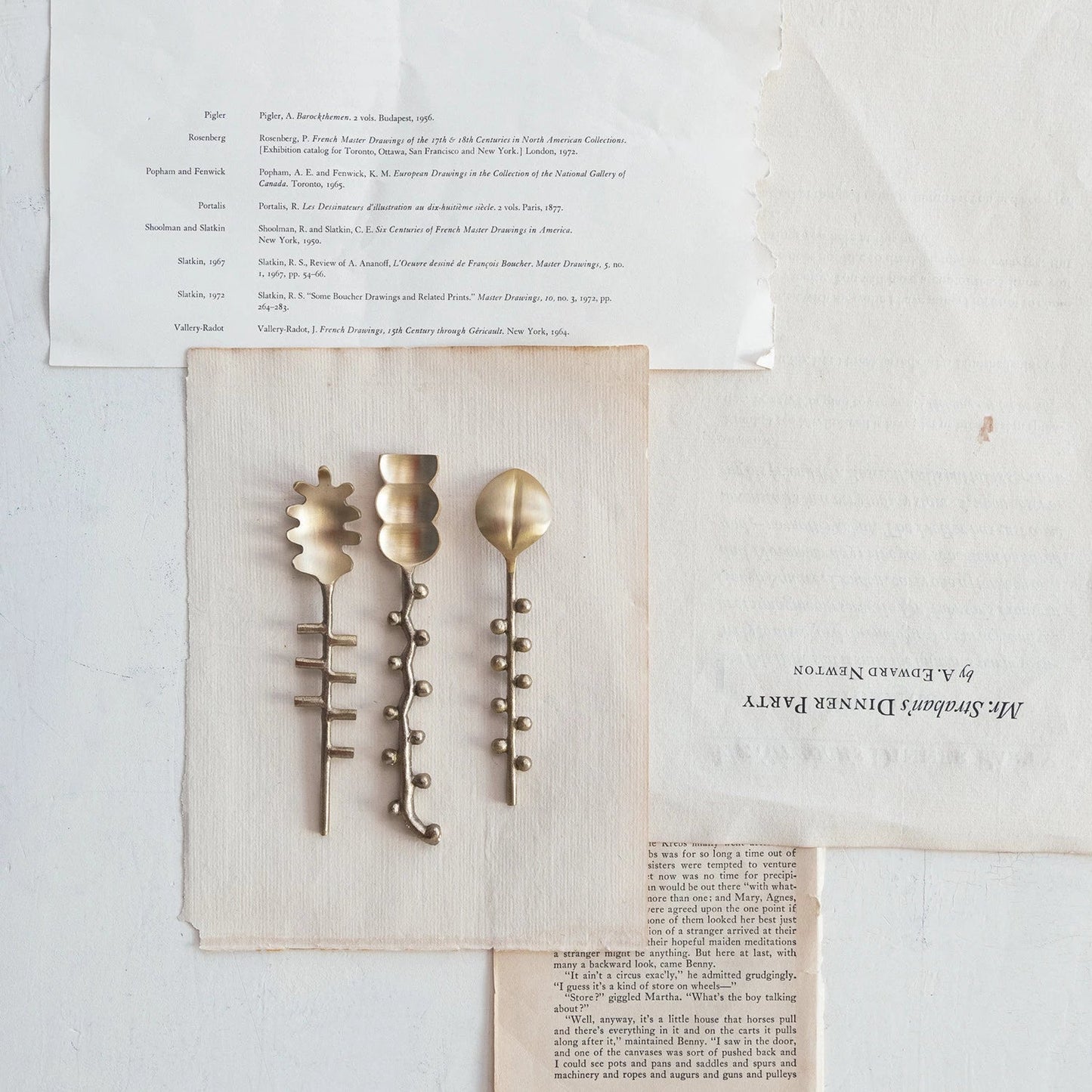 Brass Formed Spoon, 3 Styles - La Vie Est Belle