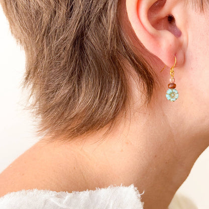Charming Small Flower Earrings