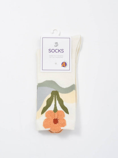 Rufia - Adorable Floral Socks