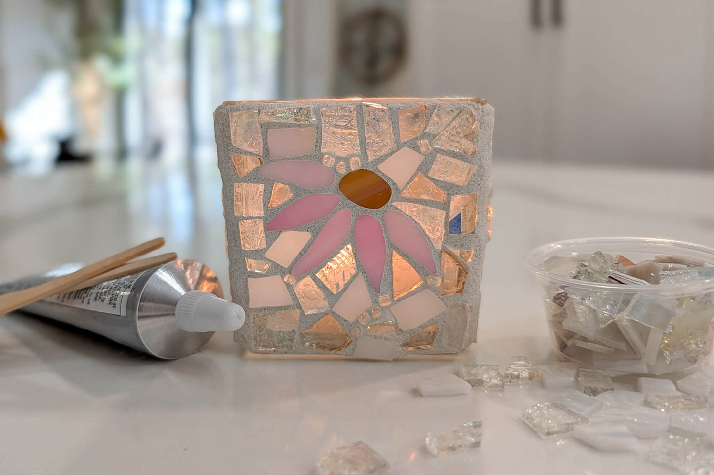 09/24/26 Unplug + Create Night: Create Your Own Mosaic Candle Holder