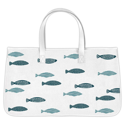 Canvas Tote - Coastal Fish - La Vie Est Belle