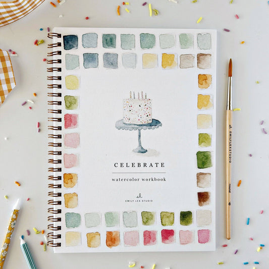 Celebrate Watercolor Workbook - La Vie Est Belle