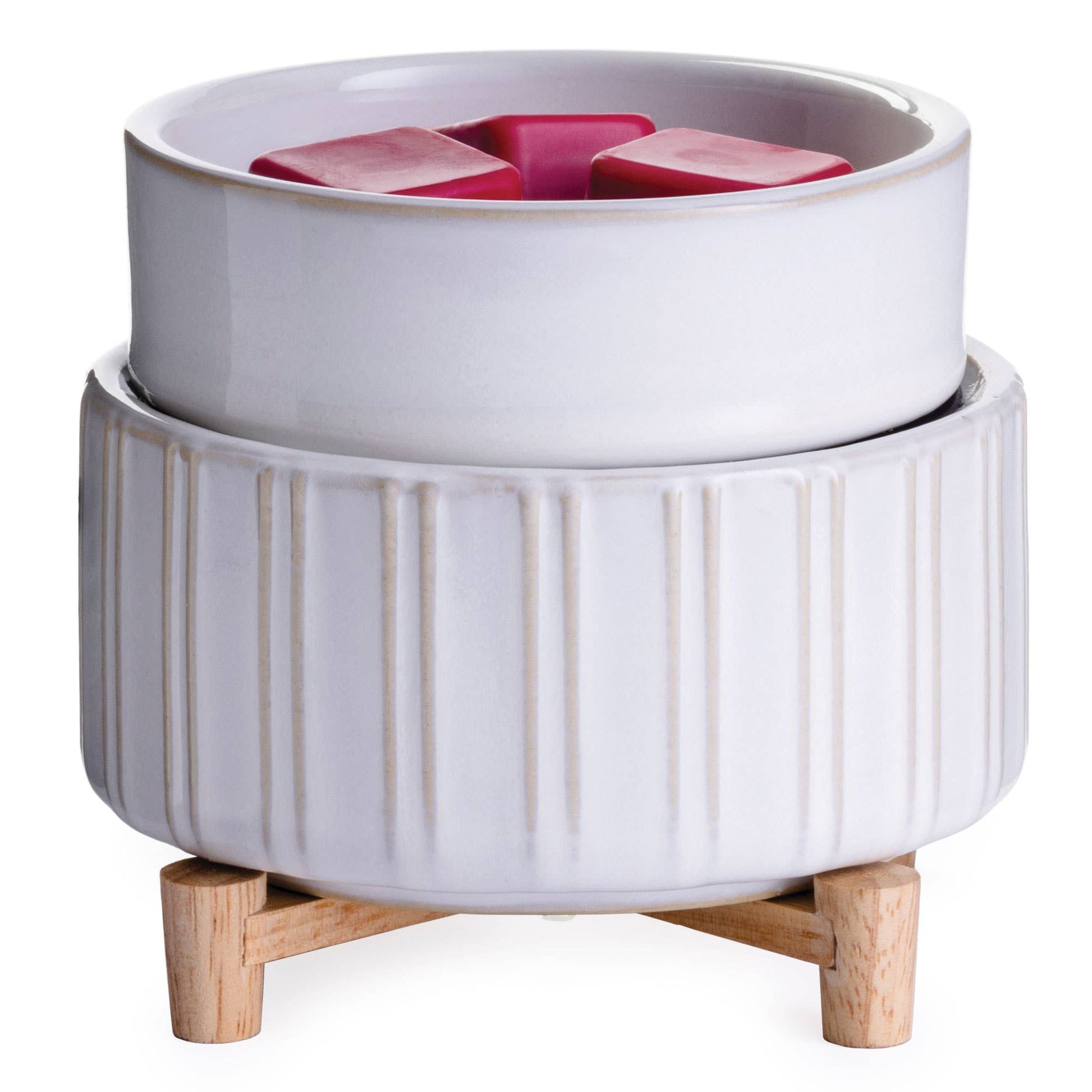 Ceramic & Wood 2 - in - 1 Classic Warmer - La Vie Est Belle