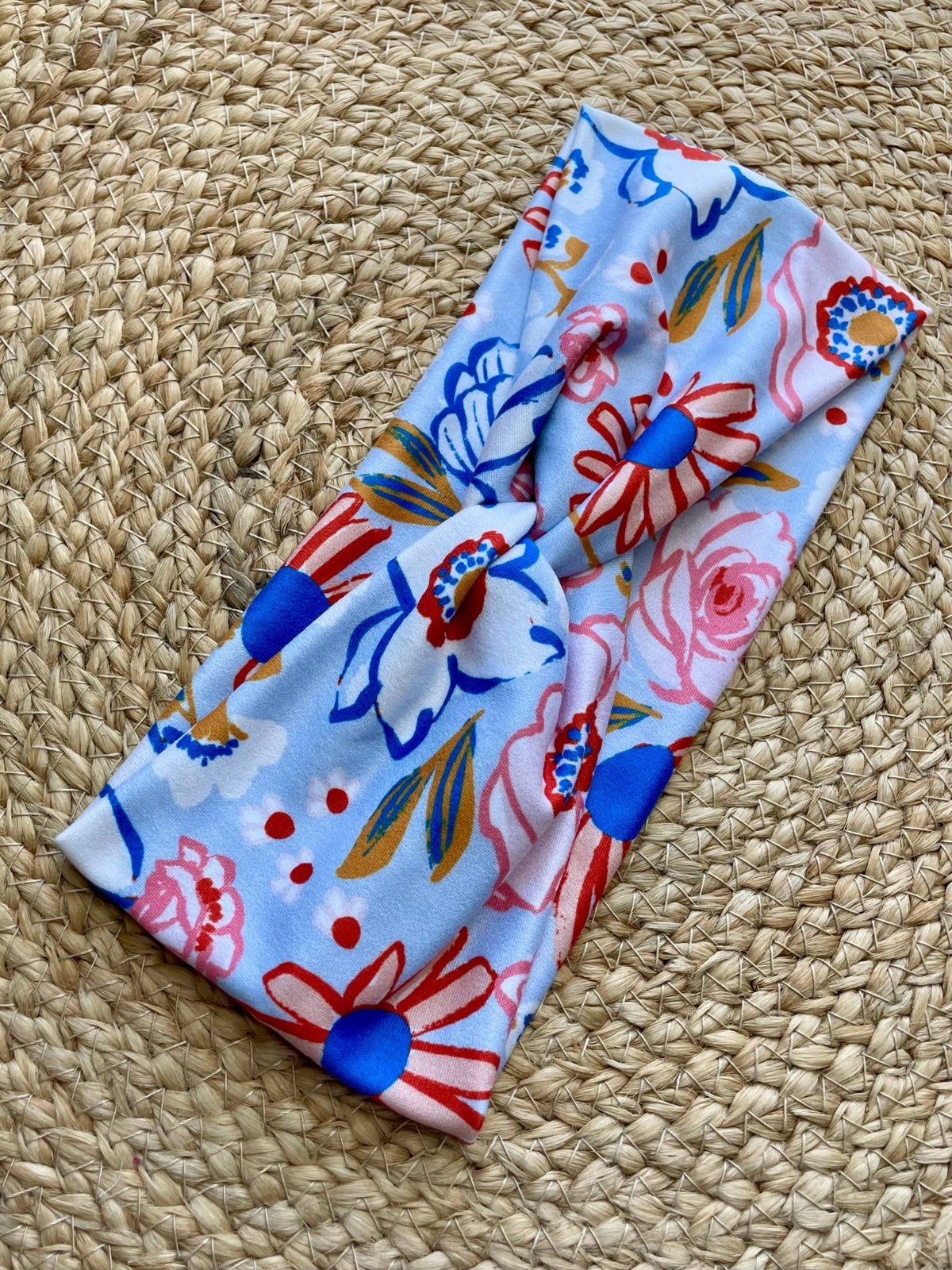 Charleston Florals Knit Twist Headband - La Vie Est Belle