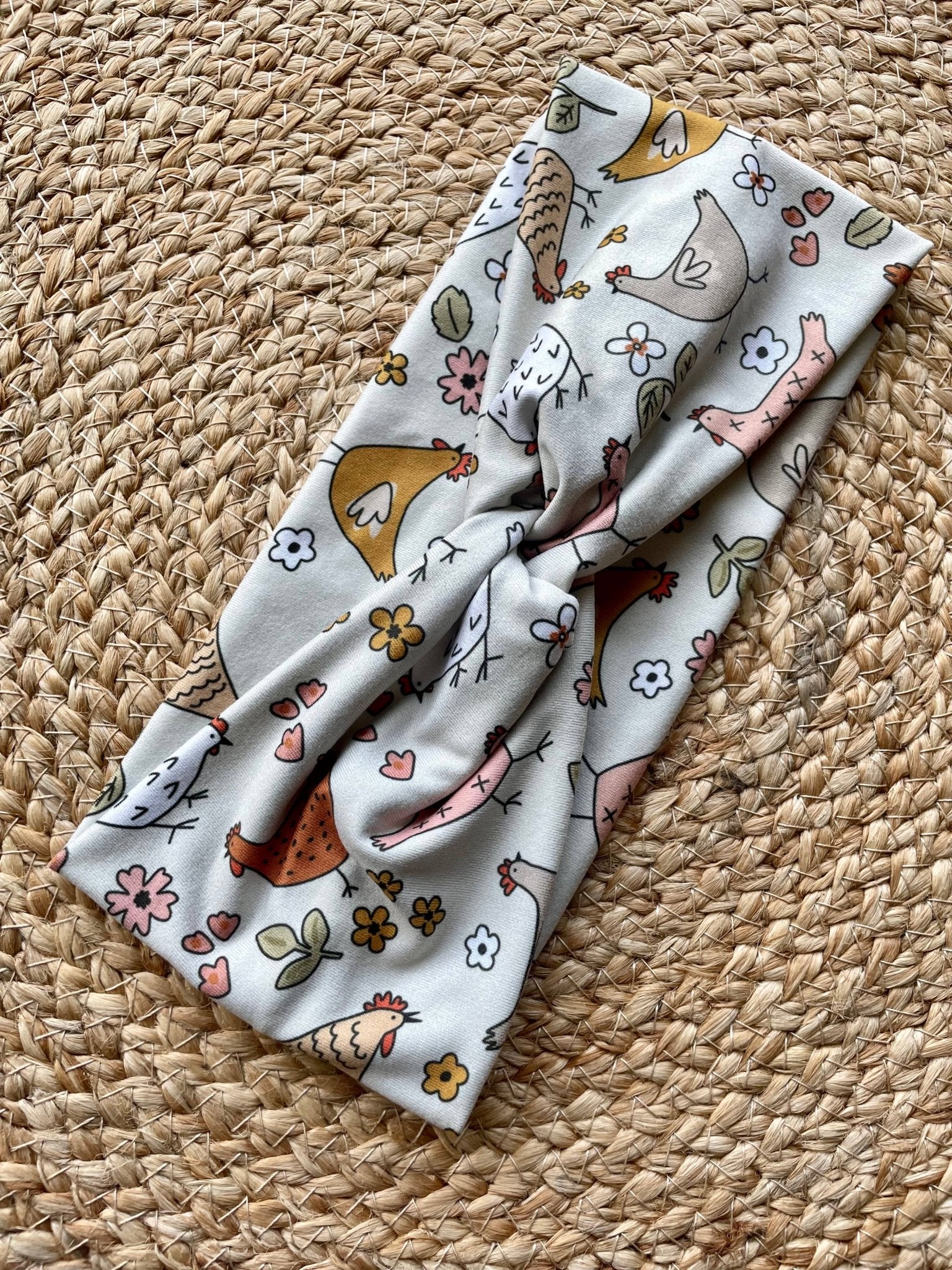 Chickens Knit Twist Headband - La Vie Est Belle