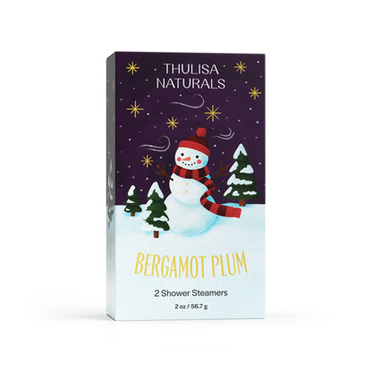 Christmas Bergamot Plum Shower Steamers Gift Set - La Vie Est Belle