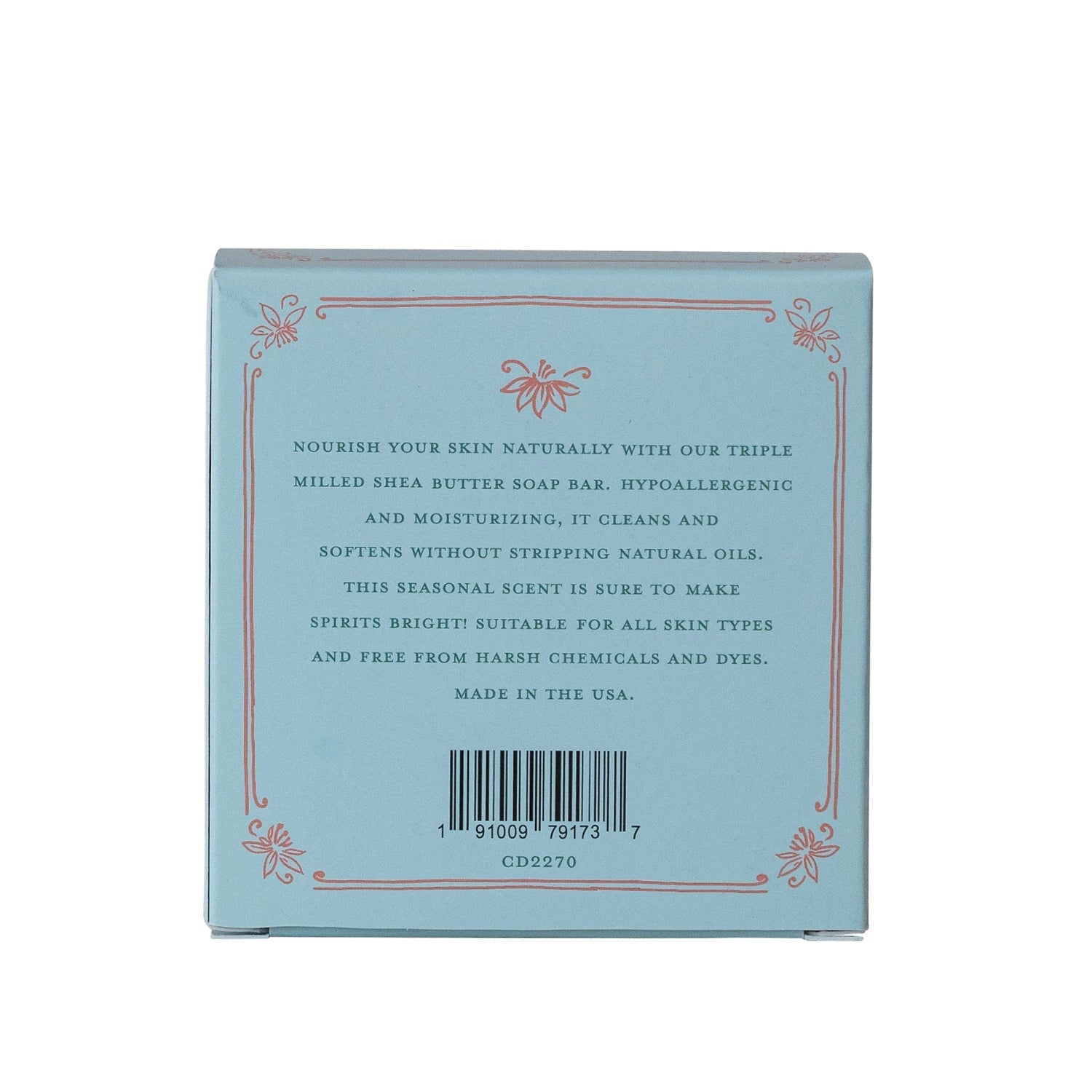 Citrus Grove Scented Olive Oil & Shea Butter Triple Milled Bar Soap - La Vie Est Belle
