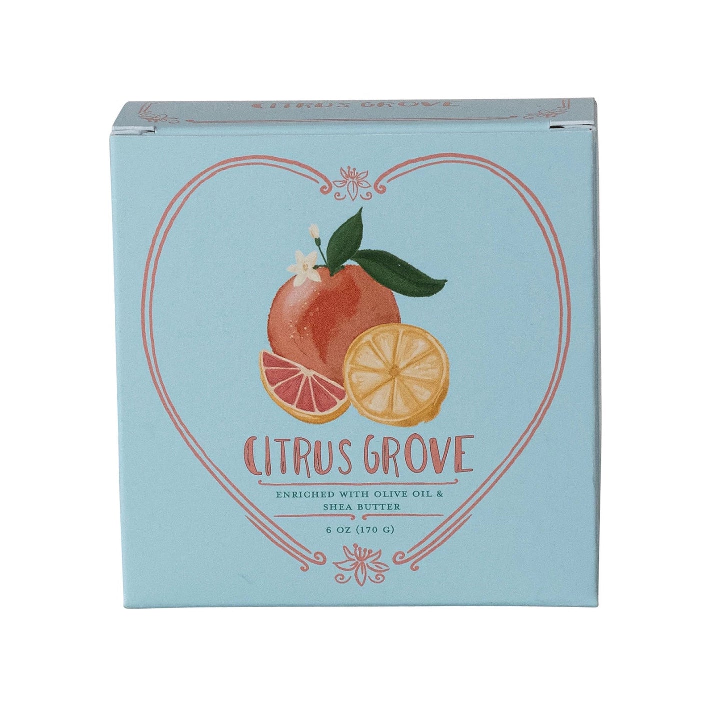 Citrus Grove Scented Olive Oil & Shea Butter Triple Milled Bar Soap - La Vie Est Belle