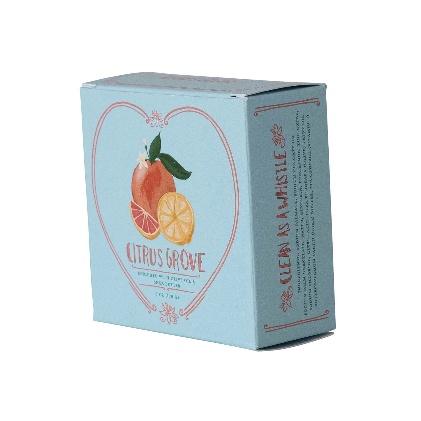 Citrus Grove Scented Olive Oil & Shea Butter Triple Milled Bar Soap - La Vie Est Belle