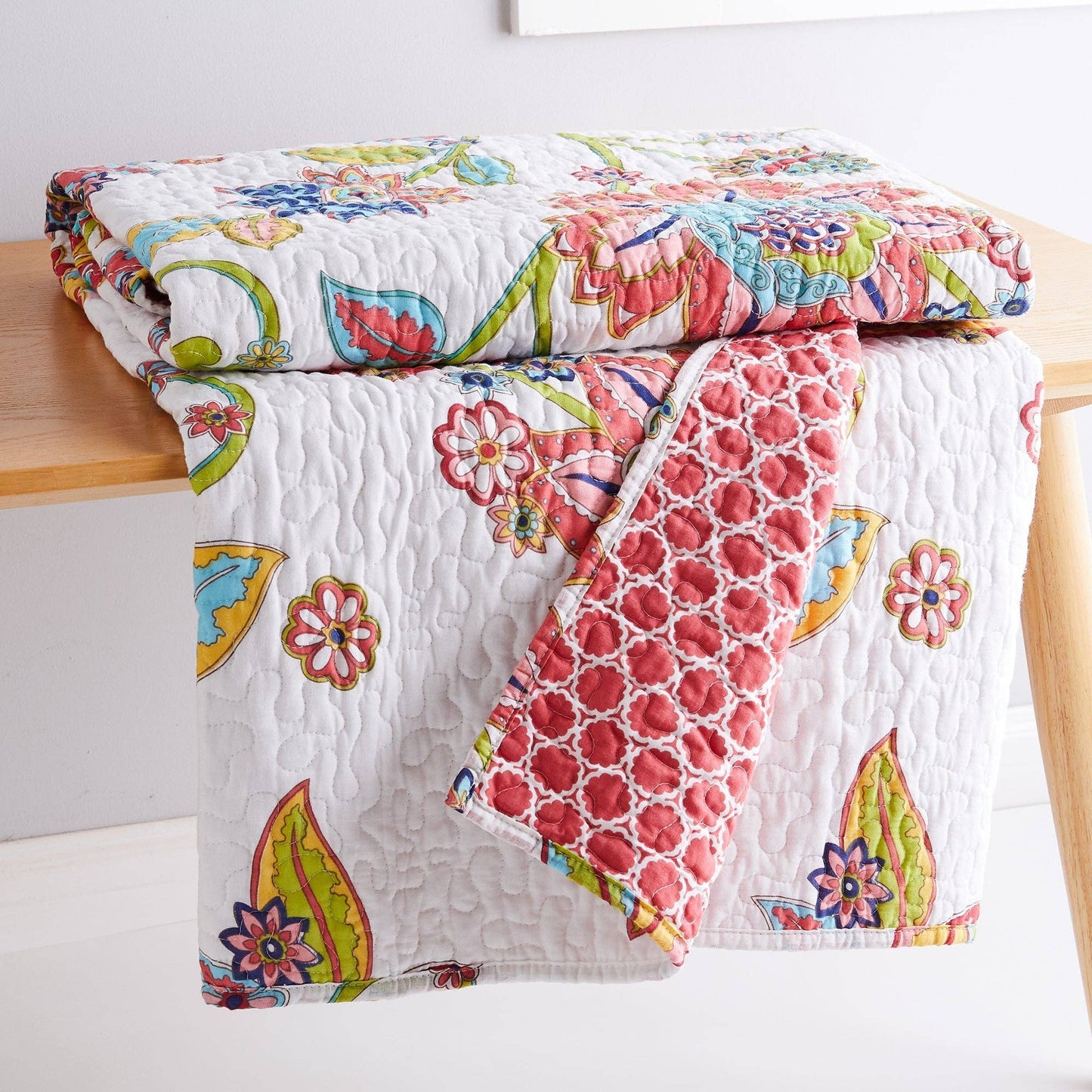 Clementine Quilted Throw - La Vie Est Belle