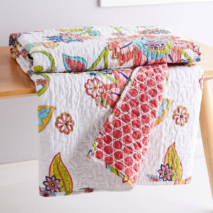 Clementine Quilted Throw - La Vie Est Belle
