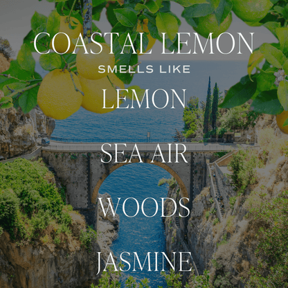 Coastal Lemon 11 oz Soy Candle - La Vie Est Belle
