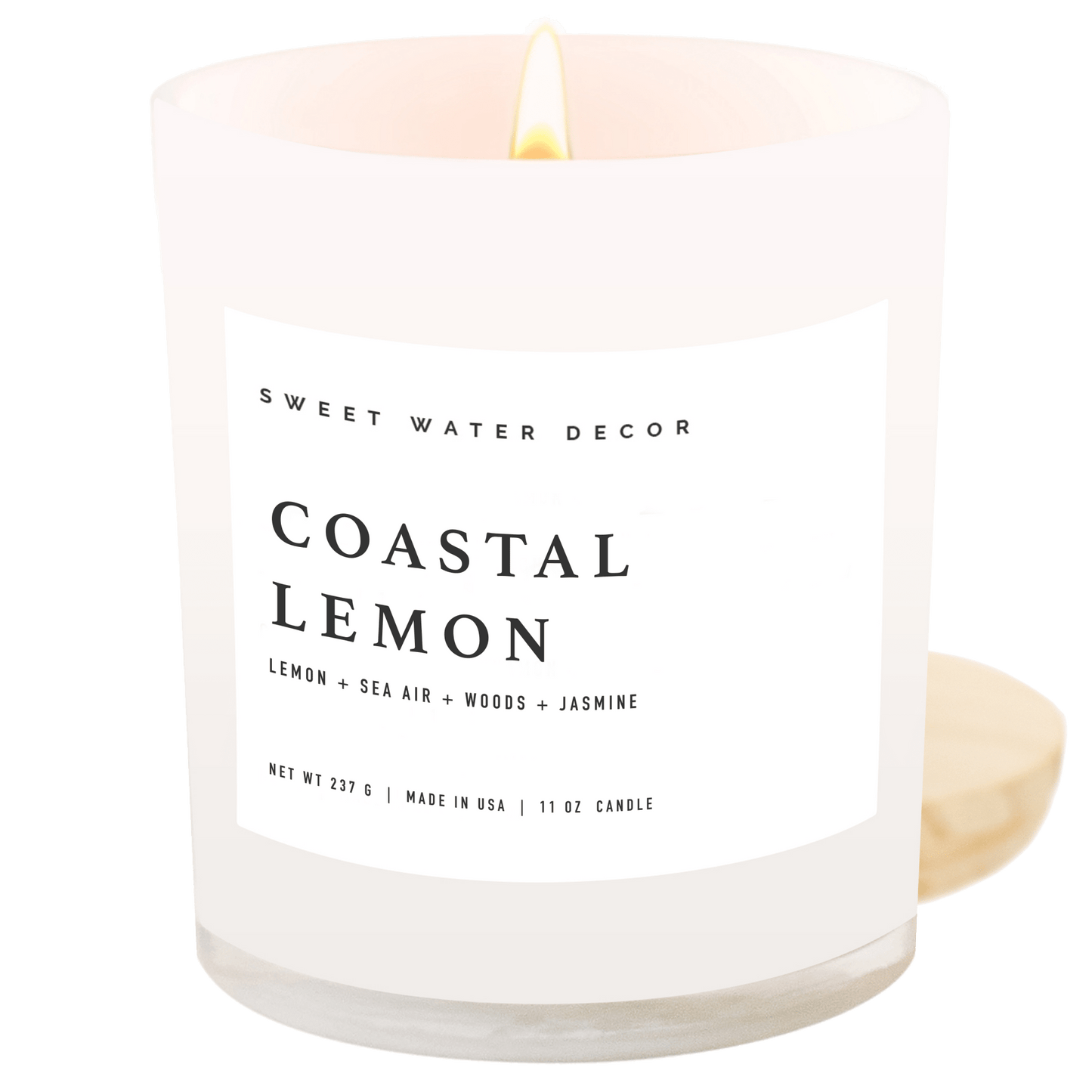 Coastal Lemon 11 oz Soy Candle - La Vie Est Belle