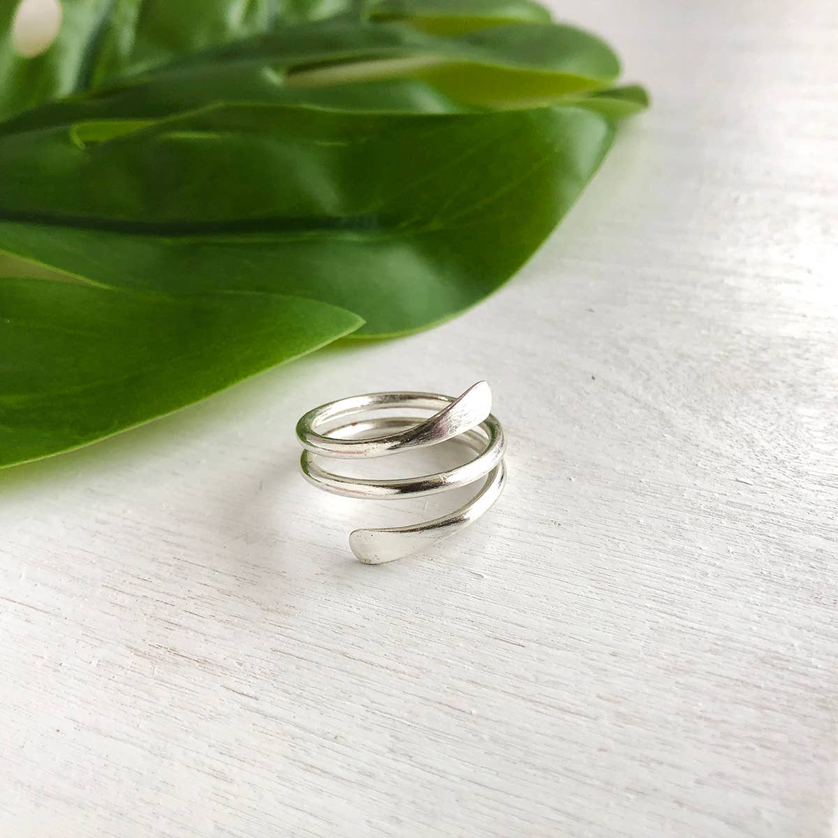 Coiled Wrap Ring - Silver - La Vie Est Belle