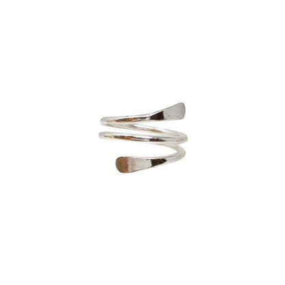 Coiled Wrap Ring - Silver - La Vie Est Belle