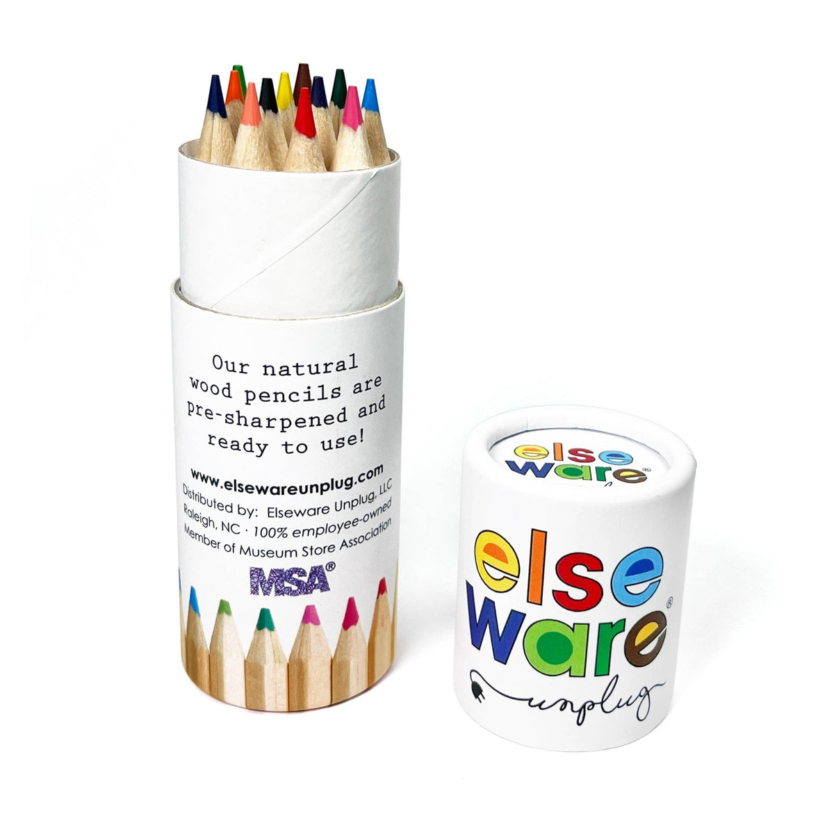 Colored Pencils - Tall & Travel Size - 12 Colors - La Vie Est Belle