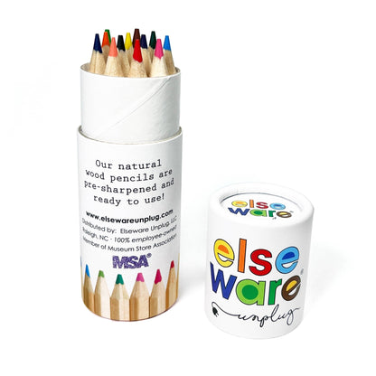 Colored Pencils - Tall & Travel Size - 12 Colors - La Vie Est Belle