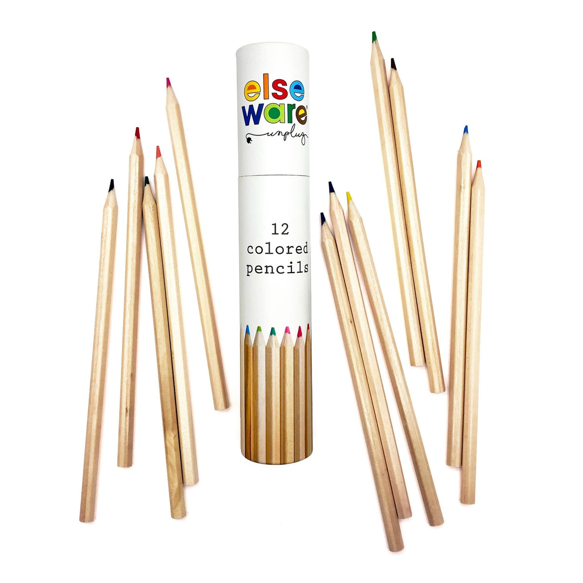 Colored Pencils - Tall & Travel Size - 12 Colors - La Vie Est Belle