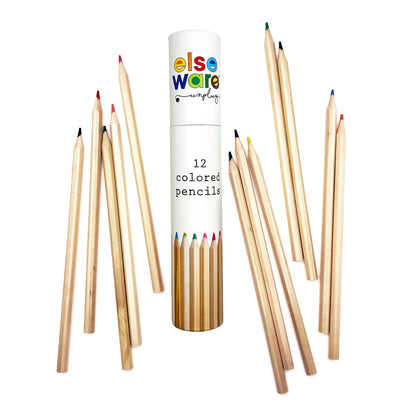 Colored Pencils - Tall & Travel Size - 12 Colors - La Vie Est Belle