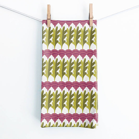 Cotton Tea Towel - Beets - La Vie Est Belle