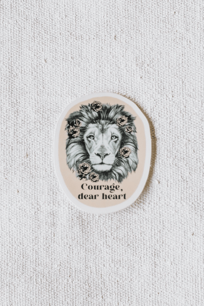 Courage Dear Heart - Decal Sticker - La Vie Est Belle