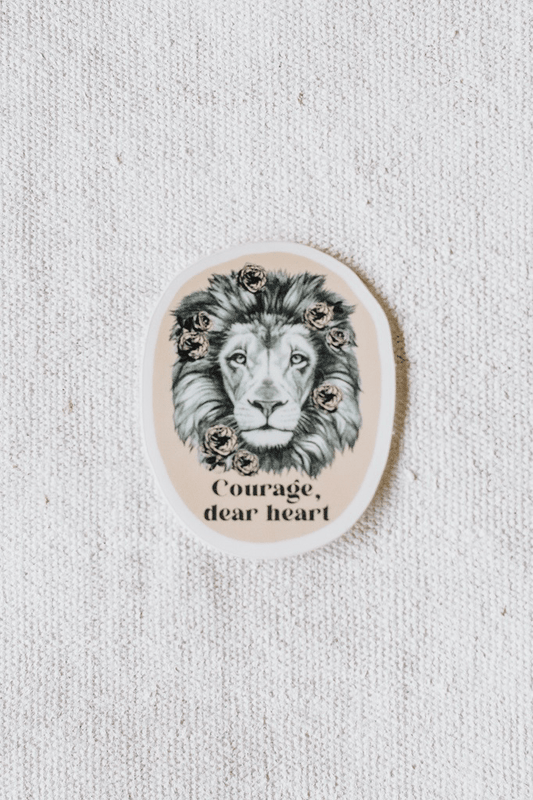 Courage Dear Heart - Decal Sticker - La Vie Est Belle
