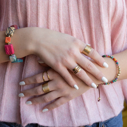 Crescendo Ring - Gold - La Vie Est Belle