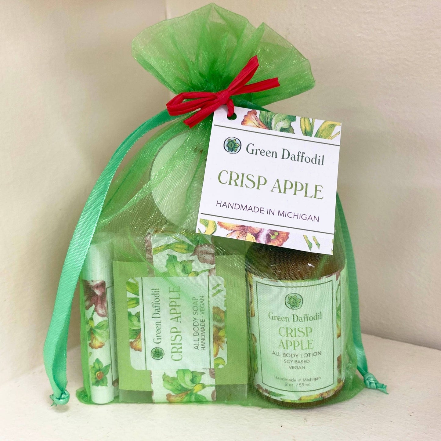 Crisp Apple Organdy Quartet Gift Set- Fall Harvest - La Vie Est Belle
