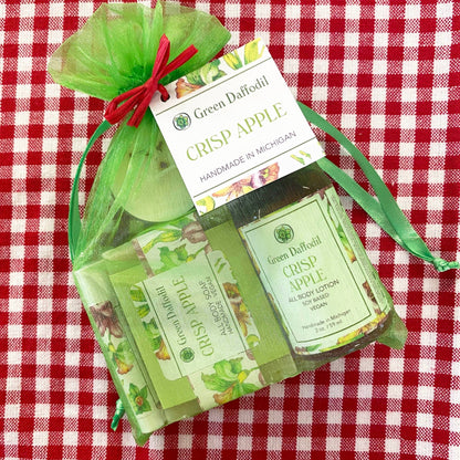 Crisp Apple Organdy Quartet Gift Set- Fall Harvest - La Vie Est Belle