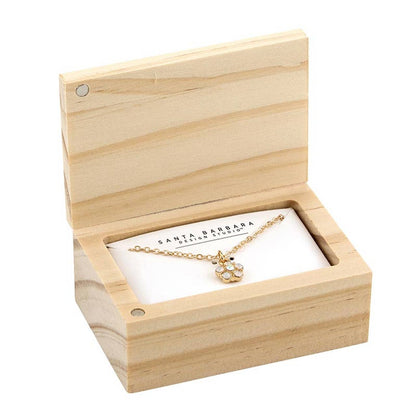 Crystal Daisy Necklace - La Vie Est Belle