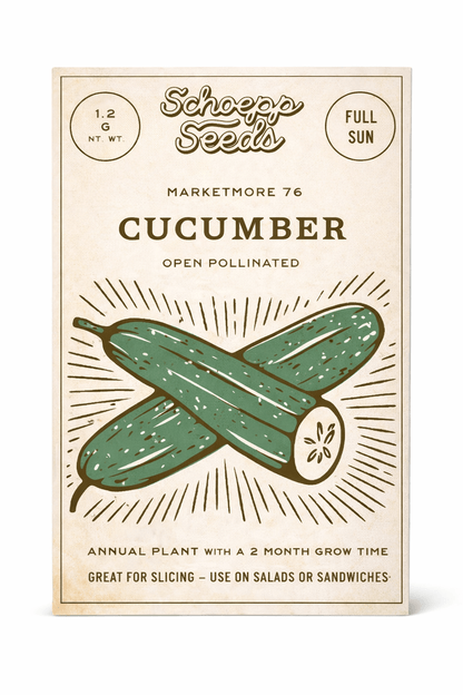 Cucumber, Heirloom Garden Seed Packet - La Vie Est Belle